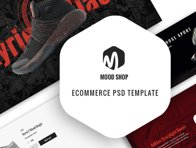 [VIP专享]完整的鞋类电商平台MoodShop网站设计.psd素材下载
